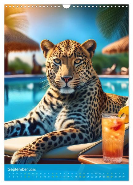 Produktbild: Crazy Safari (Wandkalender 2026 DIN A3 hoch), CALVENDO Monatskalender