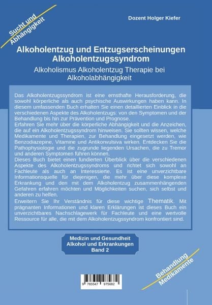 Produktbild: Alkoholentzug und Entzugserscheinungen Alkoholentzugssyndrom