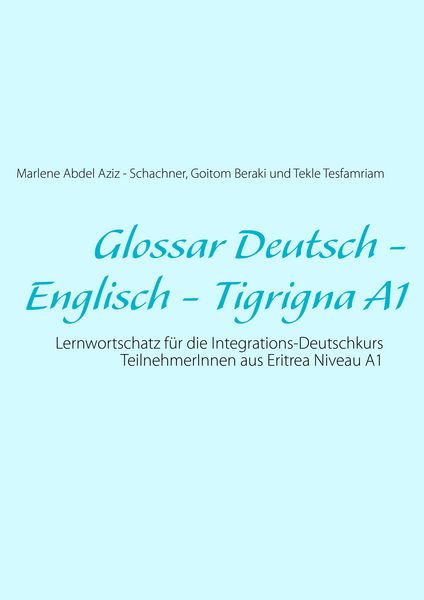 Produktbild: Glossar Deutsch - Englisch - Tigrigna A1