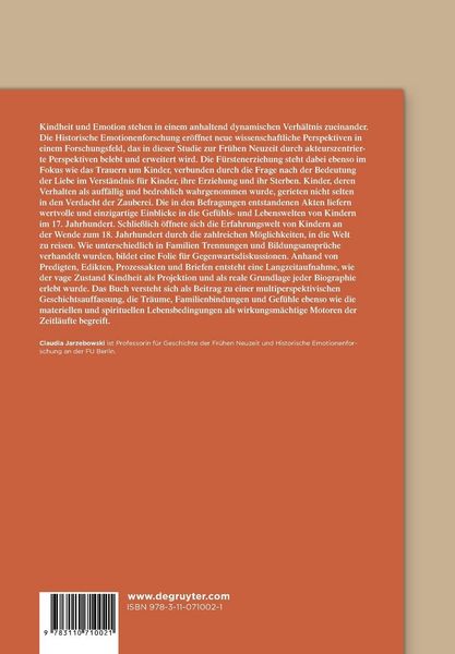 Produktbild: Kindheit und Emotion