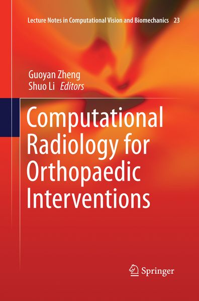 Produktbild: Computational Radiology for Orthopaedic Interventions