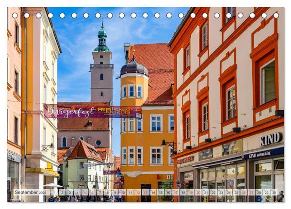 Produktbild: Ingolstadt Impressionen (Tischkalender 2026 DIN A5 quer), CALVENDO Monatskalender