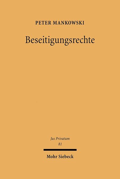 Produktbild: Beseitigungsrechte