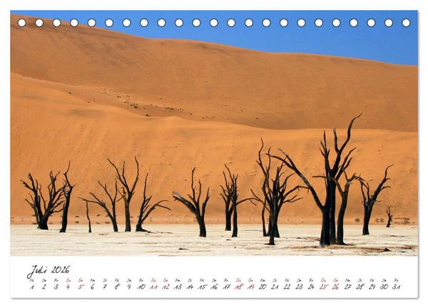 Produktbild: Namibia - Magie der Weite (Tischkalender 2026 DIN A5 quer), CALVENDO Monatskalender