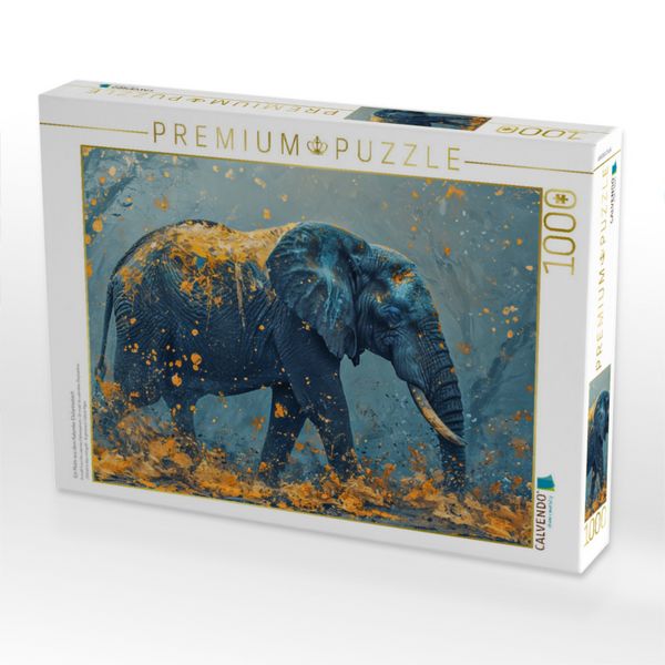 Produktbild: CALVENDO Puzzle Ein Motiv aus dem Kalender Elefantastisch | 1000 Teile Lege-Gr&ouml;&szlig;e 64x48cm Foto-Puzzle f&uuml;r gl&uuml;ckliche Stunden