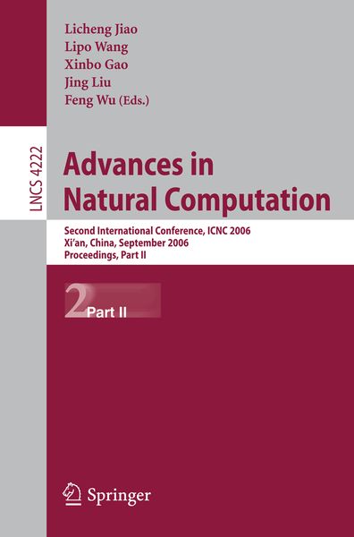 Produktbild: Advances in Natural Computation