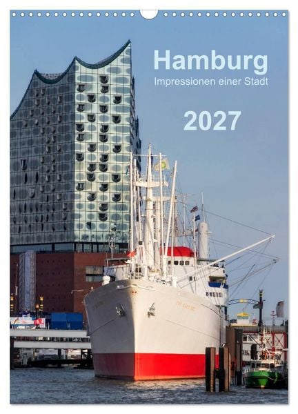 Produktbild: Hamburg - Impressionen einer Stadt (Wandkalender 2027 DIN A3 hoch), CALVENDO Monatskalender