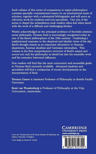 Produktbild: The Cambridge Companion to Thomas Reid