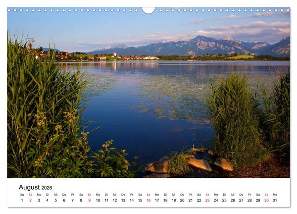 Produktbild: Hopfensee - Riviera des Allg&auml;us (Wandkalender 2026 DIN A3 quer), CALVENDO Monatskalender