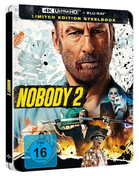 Nobody 2 - Limited Edition - Steelbook (4K Ultra HD) (+ Blu-ray), Blu-ray 4K