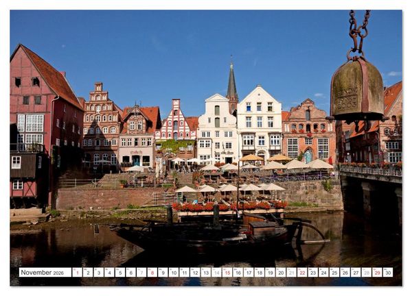 Produktbild: Niedersachsen - Hansestadt L&uuml;neburg (Wandkalender 2026 DIN A3 quer), CALVENDO Monatskalender
