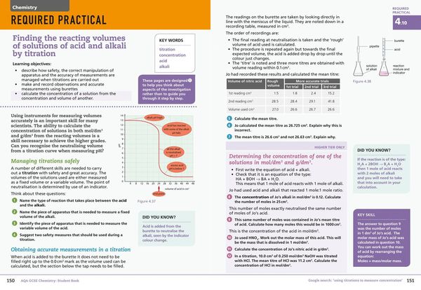 Produktbild: AQA GCSE Chemistry 9-1 Student Book