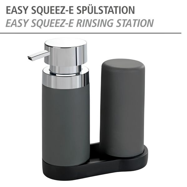 Produktbild: Sp&uuml;lstation Mod. Easy Squeez-e Grau, Sp&uuml;lbecken-Organizer