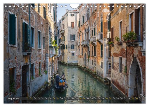 Produktbild: Malerisches Venedig (Wandkalender 2026 DIN A4 quer), CALVENDO Monatskalender