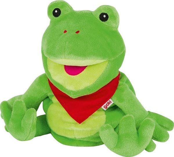 Produktbild: Goki Handpuppe Frosch Frilo