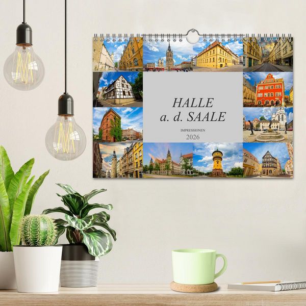 Produktbild: Halle a. d. Saale Impressionen (Wandkalender 2026 DIN A4 quer), CALVENDO Monatskalender