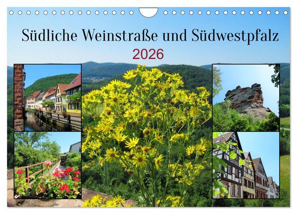 Produktbild: S&uuml;dliche Weinstra&szlig;e und S&uuml;dwestpfalz (Wandkalender 2026 DIN A4 quer), CALVENDO Monatskalender