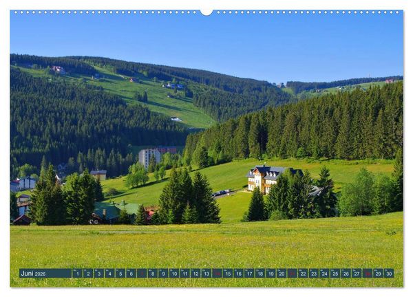 Produktbild: Riesengebirge - Im Land von R&uuml;bezahl (hochwertiger Premium Wandkalender 2026 DIN A2 quer), Kunstdruck in Hochglanz