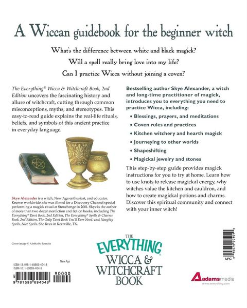 Produktbild: The Everything Wicca and Witchcraft Book