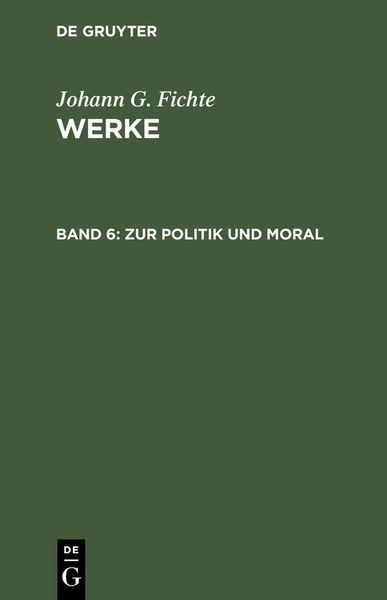 Produktbild: Zur Politik und Moral