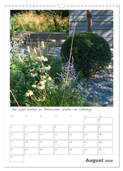Produktbild: G&auml;rten in Schweden (Wandkalender 2026 DIN A3 hoch), CALVENDO Monatskalender