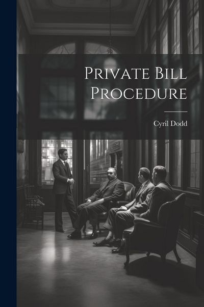 Produktbild: Private Bill Procedure