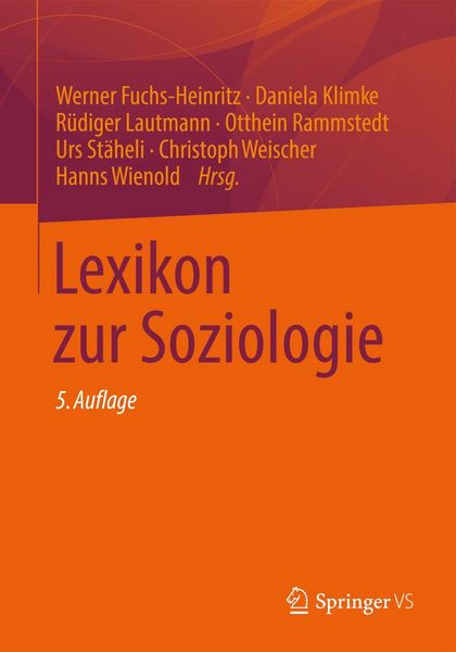 Produktbild: Lexikon zur Soziologie