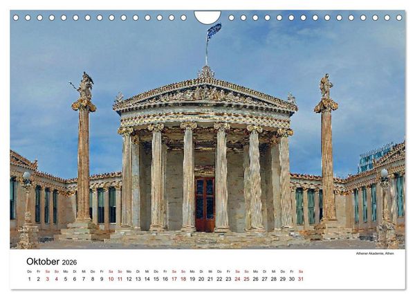 Produktbild: Reise nach Athen (Wandkalender 2026 DIN A4 quer), CALVENDO Monatskalender