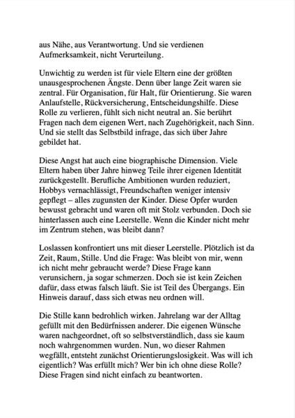 Produktbild: Leben mit Erwachsenen Kindern