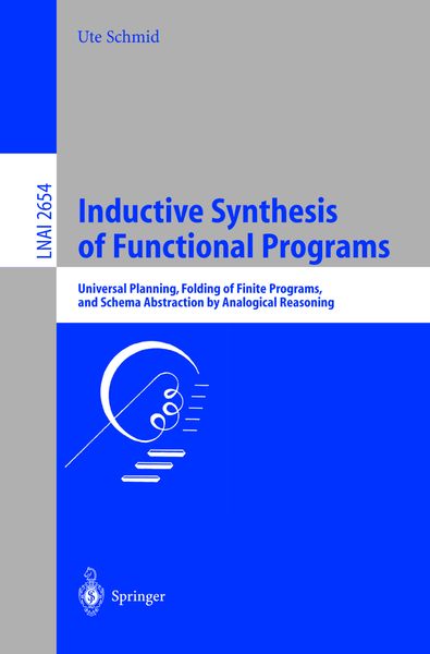Produktbild: Inductive Synthesis of Functional Programs
