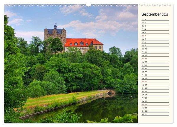 Produktbild: Burgen im Harz (Wandkalender 2026 DIN A2 quer), CALVENDO Monatskalender