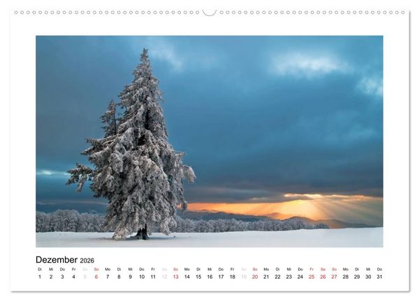 Produktbild: Schwarzwald 2026 (Wandkalender 2026 DIN A2 quer), CALVENDO Monatskalender