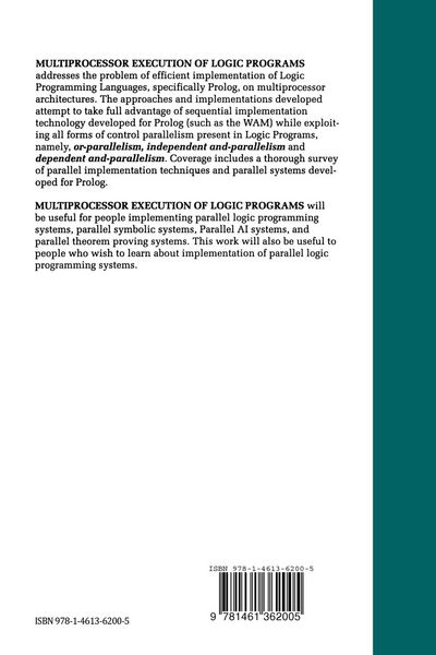 Produktbild: Multiprocessor Execution of Logic Programs