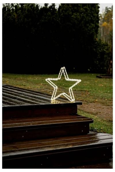 Produktbild: Konstsmide 4403-103 LED-Weihnachtsstern Stern Warmwei&szlig; LED Klar