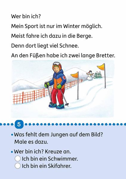 Produktbild: Lesen lernen 1. Klasse f&uuml;r Jungen und M&auml;dchen - Sportlich, sportlich!