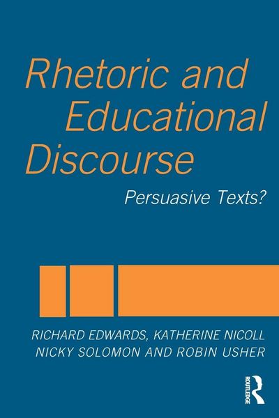 Produktbild: Rhetoric and Educational Discourse