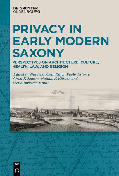 Produktbild: Privacy in Early Modern Saxony