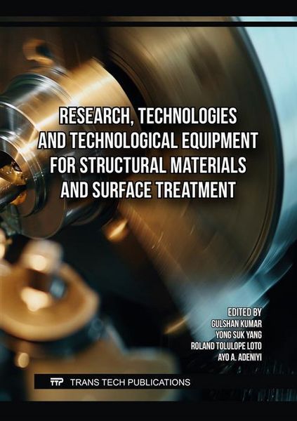 Produktbild: Research, Technologies and Technological Equipment for Structural Materials and Surface Treatment