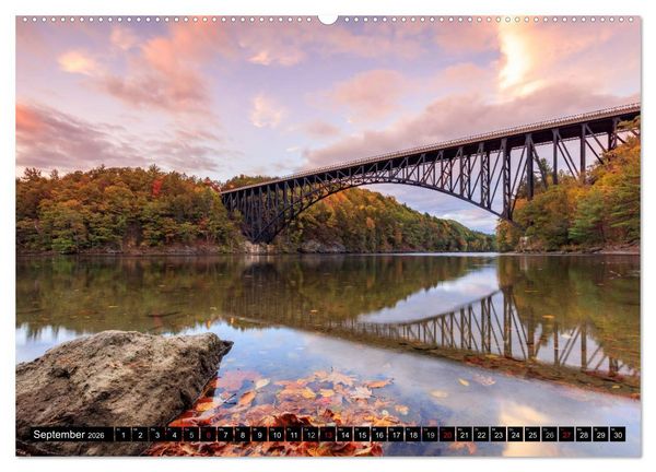 Produktbild: NEUENGLAND - Eine Reise durch den Nordosten der USA (Wandkalender 2026 DIN A2 quer), CALVENDO Monatskalender