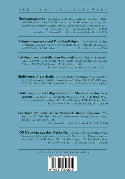 Produktbild: Statik der Form&auml;nderungen von Vollwandtragwerken