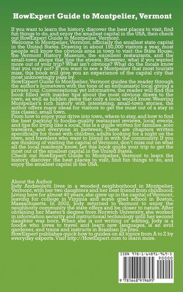 Produktbild: HowExpert Guide to Montpelier, Vermont