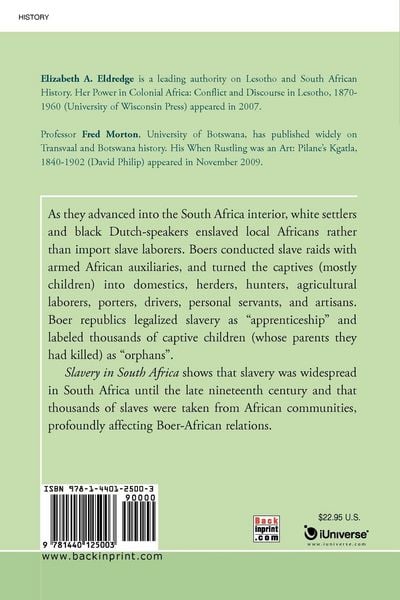 Produktbild: Slavery in South Africa