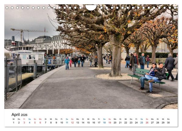 Produktbild: Unterwegs in Luzern (Wandkalender 2026 DIN A4 quer), CALVENDO Monatskalender