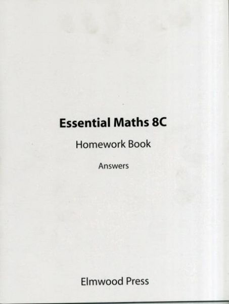 Produktbild: Essential Maths 8C Homework Answers