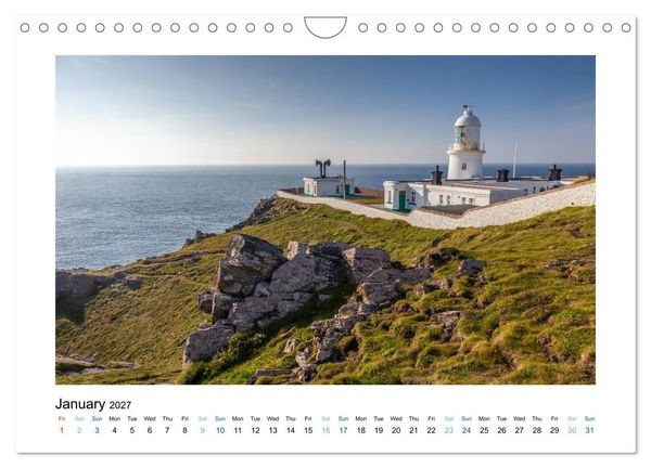 Produktbild: Cornwall - Between Land and Sea (Wall Calendar 2027 DIN A4 landscape), CALVENDO 12 Month Wall Calendar