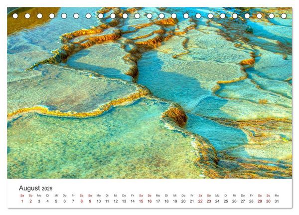 Produktbild: Yellowstone - Wie von einem anderen Stern. (Tischkalender 2026 DIN A5 quer), CALVENDO Monatskalender