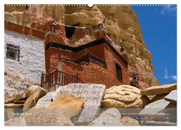 Produktbild: Buddhistische Kl&ouml;ster im Himalaya (Wandkalender 2026 DIN A2 quer), CALVENDO Monatskalender