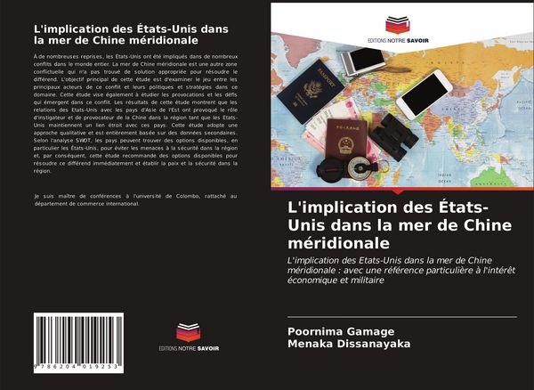 Produktbild: L'implication des &Eacute;tats-Unis dans la mer de Chine m&eacute;ridionale