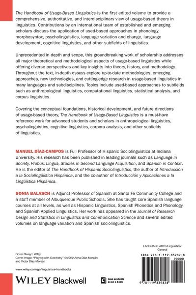 Produktbild: The Handbook of Usage-Based Linguistics
