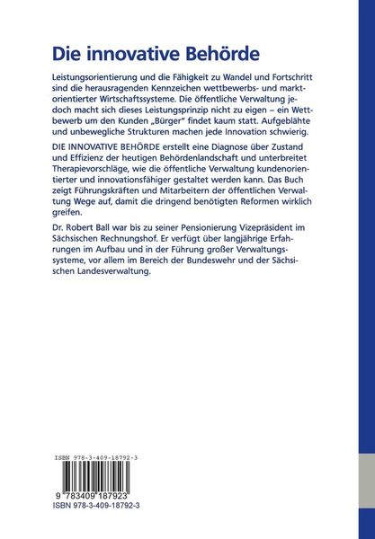 Produktbild: Die innovative Beh&ouml;rde